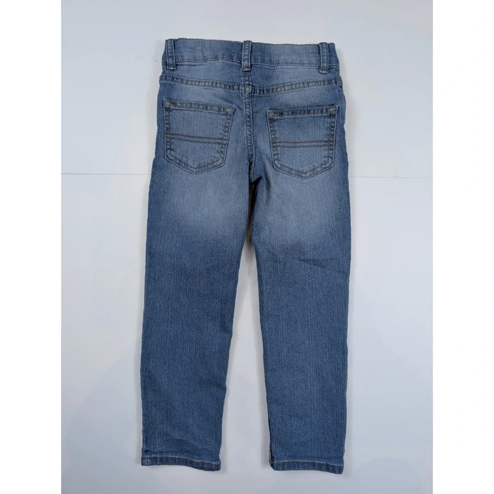 OshKosh‎ B'Gosh Straight Fit Blue Denim Wash Tapered Leg Kid's Size 5R
